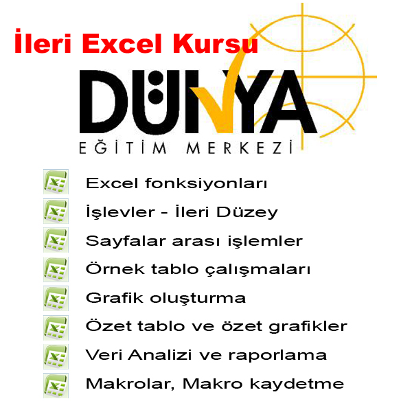 ileri excel kursu